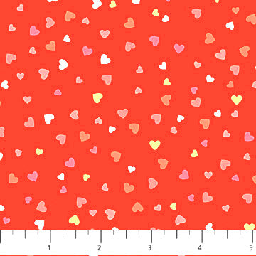 Love is in the Air 10252-24 Red Mini Hearts by Patrick Lose Fabrics