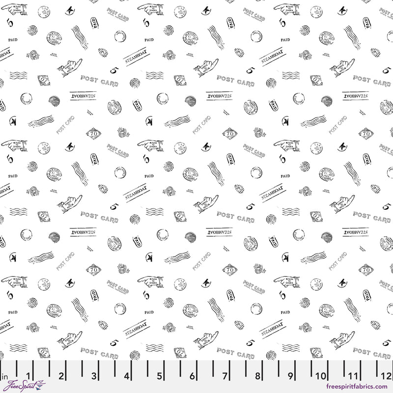Love Letters PWRH130.WHITE Cancellation Stamps by Club Hauer for FreeSpirit.