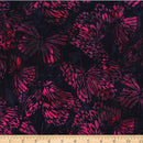 Love Stitch Batik X2639-711 Deep Fuchsia by Hoffman Fabrics