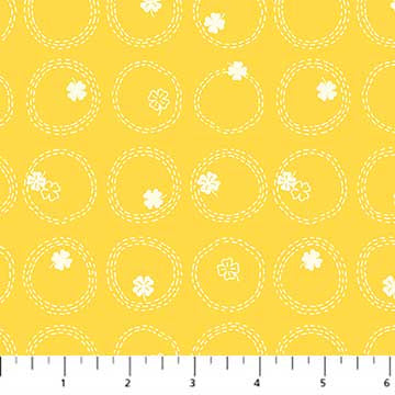 Lucky Charms Basics 92004-52 Yellow by Ghazal Razavi for FIGO Fabrics