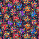 Luminous Haven B-4458-67 Turquoise Butterflies by Jk Stewart Collection for Blank Quilting.