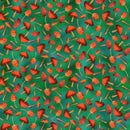 Luminous Haven B-4459-66 Green Mushrooms by Jk Stewart Collection for Blank Quilting.
