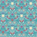 Luna 072_T Night Garden Teal by Makower