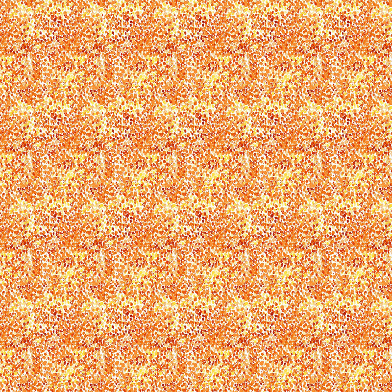 Lush & Lively 90640-56 Orange Dots by Jacqueline Maldonado for FIGO Fabrics