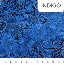 Lustre Batik 81221-45 Indigo by Banyan Batiks Studio for Banyan Batiks by Northcott