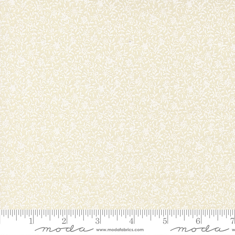Lyda Rose 3076-31 Porcelain White Wild Rose by Bunny Hill Designs for Moda
