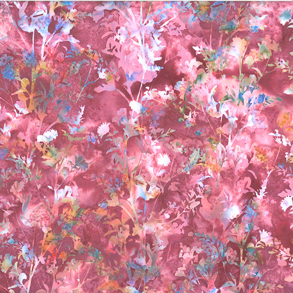 Made with Love Batik U2475-23 Fuchsia by Hoffman Fabrics