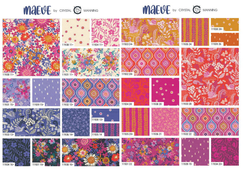 Maeve Charm Pack 11930PP by Crystal Manning for Moda