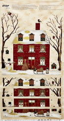 Magical Moments Advent Calendar Panel 4595-283 Red/Gold by Stof.