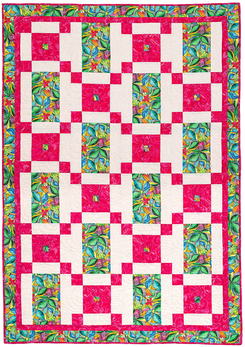 Make It Easy With 3-Yard Quilts Donna Robertson Fabric Cafe Close Up Picture FC032441