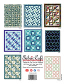Make it Scrappy with 3-Yard Quilts Collection of quilt patterns with 'Fabric Cafe' branding and contact information.