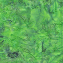 Malam Batiks VI Lights & Brights 3624-003 Bright Green Dots by Jinny Beyer for RJR Fabrics