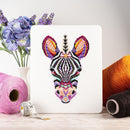 Mandala Zebra Cross Stitch Pattern