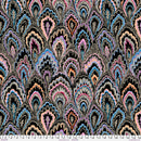 Marble Scallops PWGP207.BLACK by Kaffe Fassett for FreeSpirit