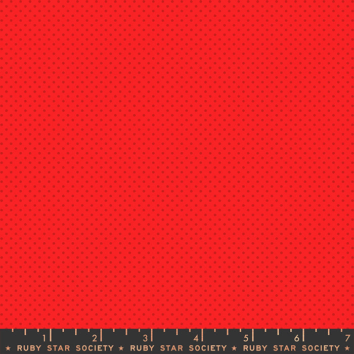 Meadow Star RS4102 16 Warm Red Dots by Alexia Marcelle Abegg of Ruby Star Society for Moda