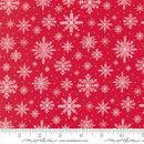 Merrily On High 43214-13 Christmas Red Softly Snowing by Sweetfire Road for Moda