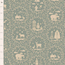Merry Little Christmas 100629 Paperscenes Duckegg by Tilda Fabrics