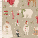 Merry Little Christmas 100640 Winterfriends Clay by Tilda Fabrics