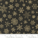 Merry Manor Metallic 33663-14M Black by Moda