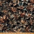 Midnight Flora X5698-128 Midnight by Hoffman Fabrics