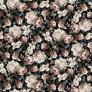 Midnight Floral 108" 8168-91 Black/Neutral by Chelsea DesignWorks for Studio e Fabrics