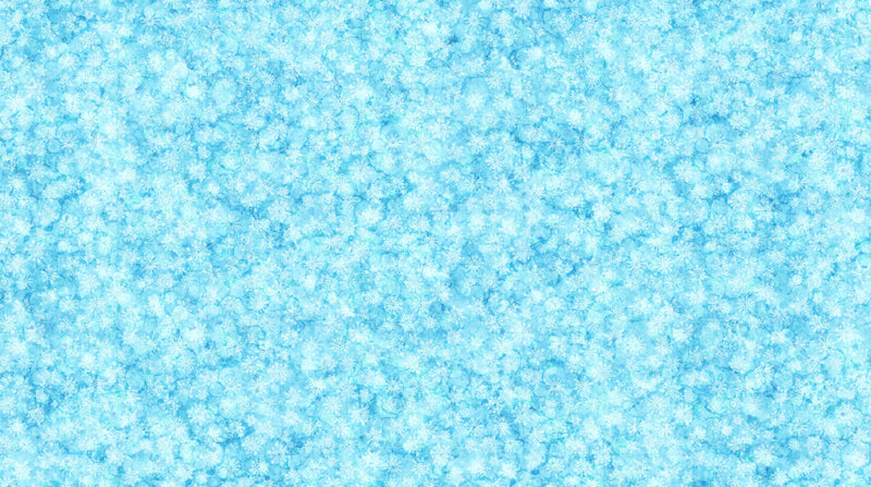 Midwinter Magic DP28236-42 Lt Blue Snowflake Blend by Deborah Edwards and Melanie Samra for Northcott