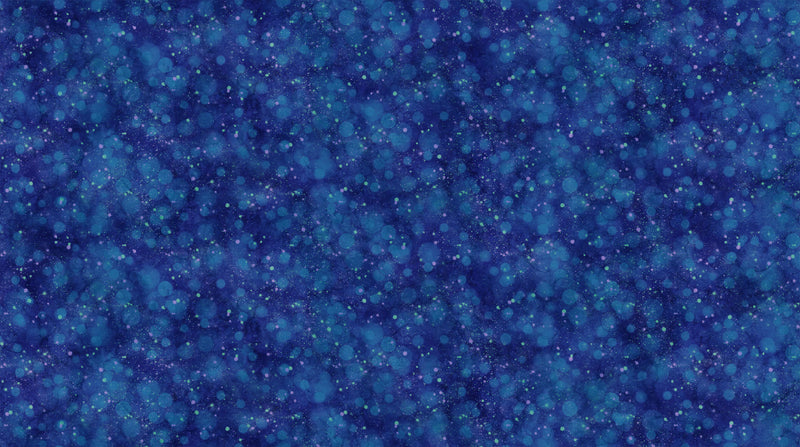 Midwinter Magic DP28238-48 Dk Blue Starry Sky by Deborah Edwards and Melanie Samra for Northcott