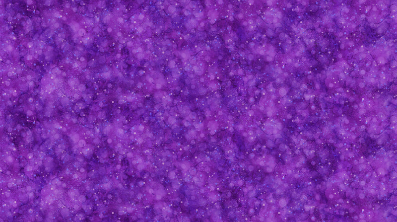 Midwinter Magic DP28238-86 Purple Starry Sky by Deborah Edwards and Melanie Samra for Northcott