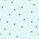 Mikko Dot Flannel 12439-LTTURQ-DR by 3 Wishes Fabric