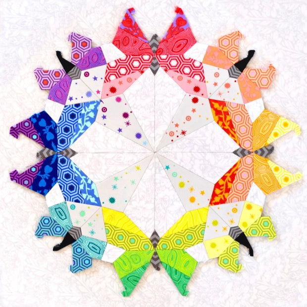 Mini Butterfly Effect Complete Paper Piece Pack with Acrylic Templates