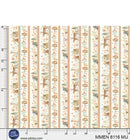Mini Menagerie MMEN 6116 MU Scenic Jungle Stripe by Audrey Jeanne Roberts for P&B Textiles