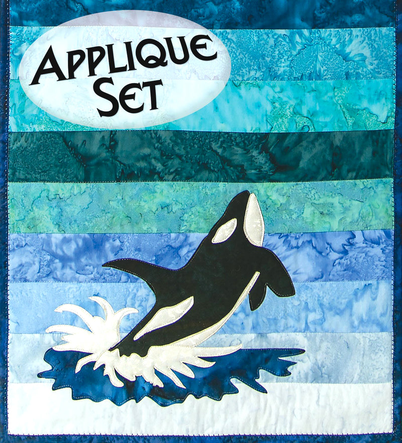 Mini Orca Appliqué Shapes Set by Marie Noah for Northern Threads