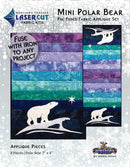 Mini Polar Bear Appliqué Shapes Set by Marie Noah for Northern Threads