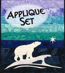 Mini Polar Bear Appliqué Shapes Set by Marie Noah for Northern Threads