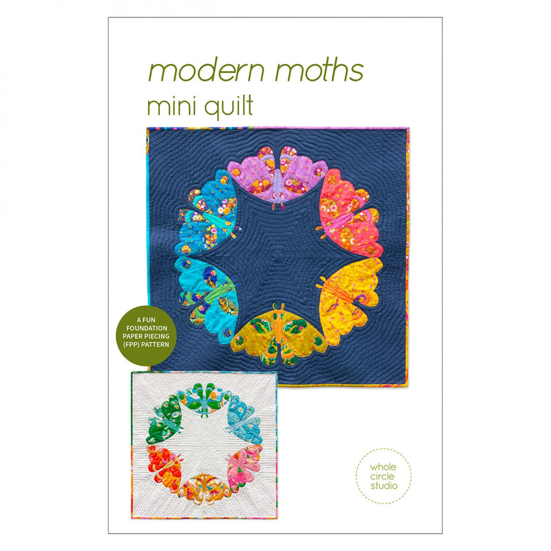 Modern Moths Mini Quilt