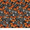Monarch Gardens 76250104-01 Orange Monarch Illusions by Ceci New York for Camelot Fabrics