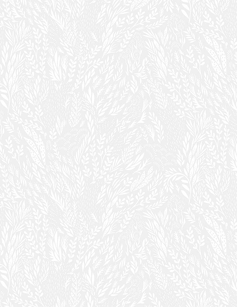 Monochrome White STELLA-P1570 WHITE Seaweed by Dear Stella