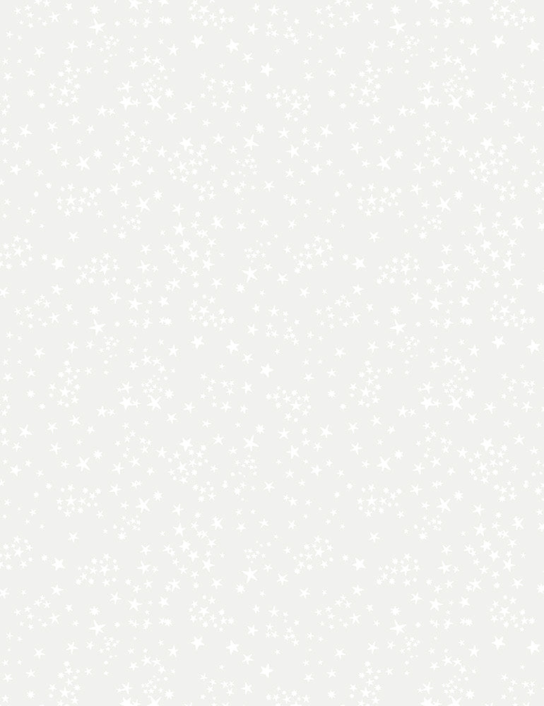 Monochrome White STELLA-P1643 WHITE Starry Night by Dear Stella