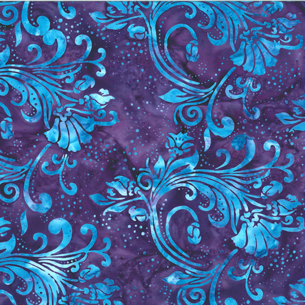 Moonlight Batik U2454-81 Violet by Hoffman Fabrics