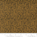 Morris Manor 8397-17 Ebony Gold Branch by Barbara Brackman for Moda