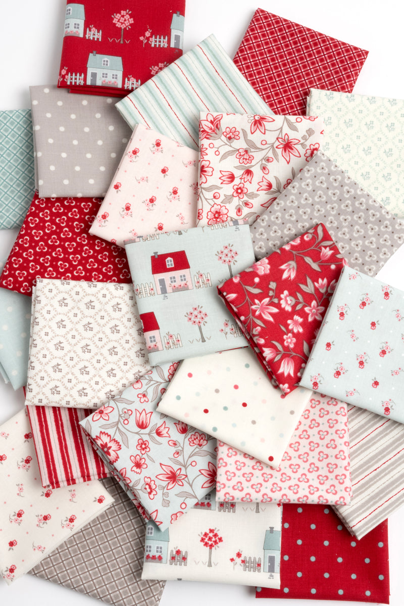 My Summer House Fat Quarter Bundle 3040AB by Bunny Hill Designs for Moda