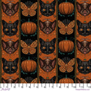 Mystic Moonlight PWRH092.ORANGE Halloween Stripe by Rachel Hauer for FreeSpirit