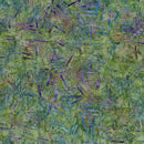 Mystic Vineyard Batik 1400 22281 764 Green/Purple Sticks by Wilmington Prints
