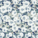 Natural Essence 108" B90908-42 Floral Blue Multi by Jacqueline Maldonado for FIGO Fabrics