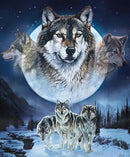 Nature's Finest Panel P9952-WOLF Dream Catcher Panel by © Al Agnew licensed to Riley Blake Designs