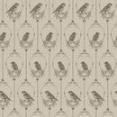 Nature's Whisper 3533-90 Gray Birds by Carissa Bordeleau for Blank Quilting