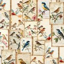 Nesting Hour Y5581-A25 Antique Beige by Hoffman Fabrics