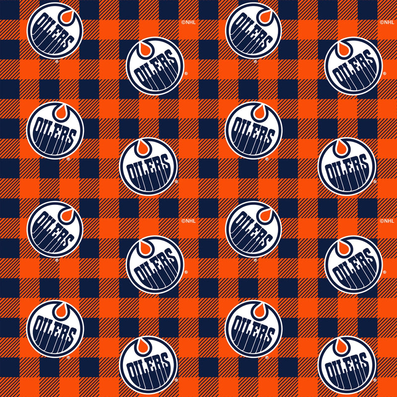 Edmonton Oilers Flannel 1192OIL ©NHL licensed to Sykel Enterprises.