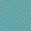 Night Owl Flannel F10353-62 Teal Starry Night by Patrick Lose Fabrics