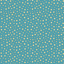 Night Owl Flannel F10353-62 Teal Starry Night by Patrick Lose Fabrics